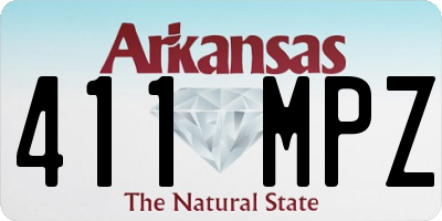 AR license plate 411MPZ