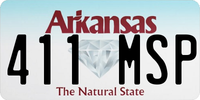 AR license plate 411MSP