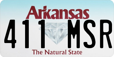 AR license plate 411MSR