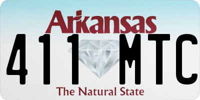 AR license plate 411MTC