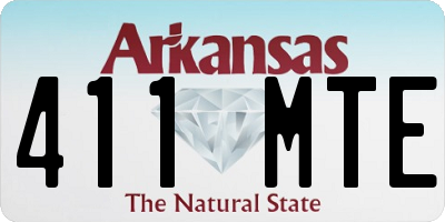 AR license plate 411MTE