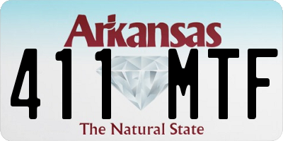 AR license plate 411MTF