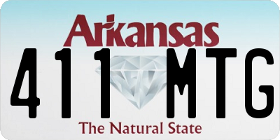 AR license plate 411MTG