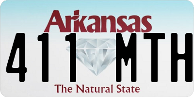 AR license plate 411MTH
