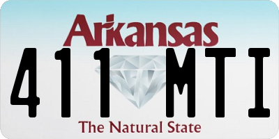 AR license plate 411MTI