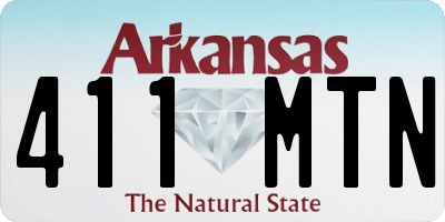 AR license plate 411MTN