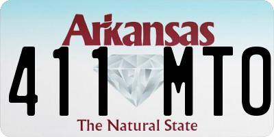 AR license plate 411MTO