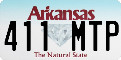 AR license plate 411MTP