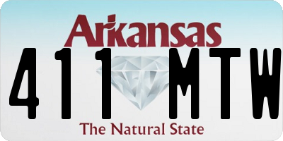 AR license plate 411MTW
