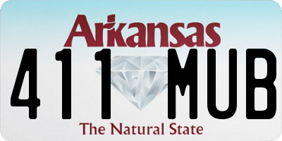 AR license plate 411MUB