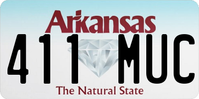 AR license plate 411MUC