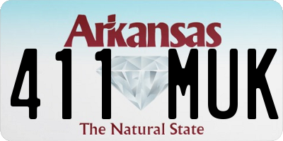 AR license plate 411MUK