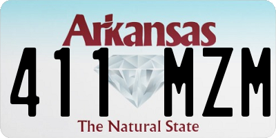 AR license plate 411MZM