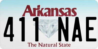 AR license plate 411NAE