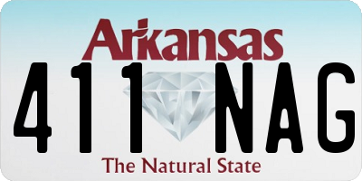 AR license plate 411NAG
