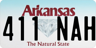 AR license plate 411NAH