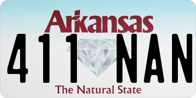 AR license plate 411NAN