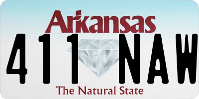 AR license plate 411NAW