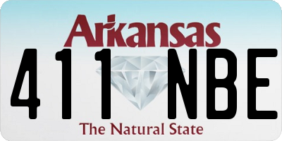 AR license plate 411NBE