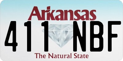 AR license plate 411NBF