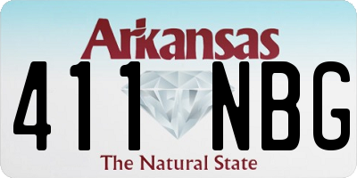 AR license plate 411NBG