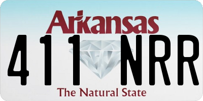 AR license plate 411NRR