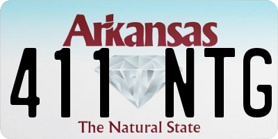 AR license plate 411NTG