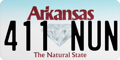 AR license plate 411NUN