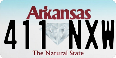 AR license plate 411NXW