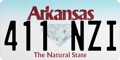 AR license plate 411NZI