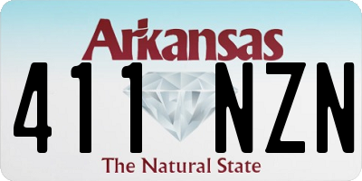 AR license plate 411NZN