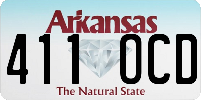 AR license plate 411OCD