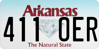 AR license plate 411OER