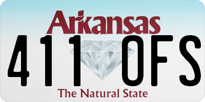 AR license plate 411OFS