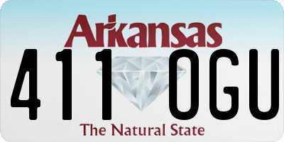 AR license plate 411OGU