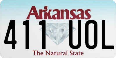 AR license plate 411UOL