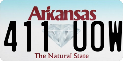 AR license plate 411UOW