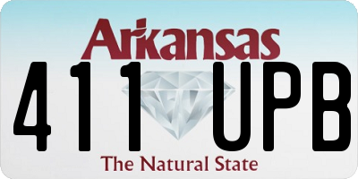 AR license plate 411UPB