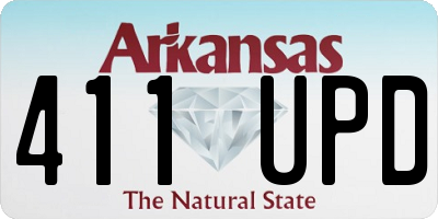 AR license plate 411UPD