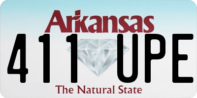 AR license plate 411UPE