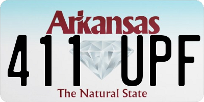 AR license plate 411UPF