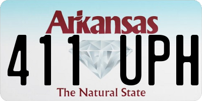 AR license plate 411UPH