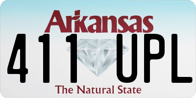 AR license plate 411UPL