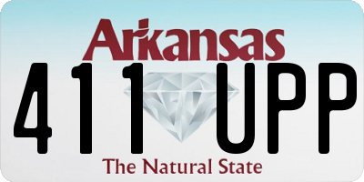 AR license plate 411UPP