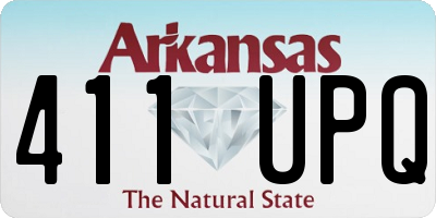 AR license plate 411UPQ