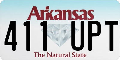 AR license plate 411UPT
