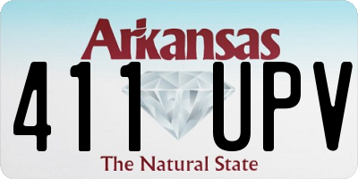 AR license plate 411UPV