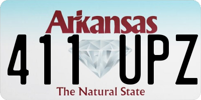 AR license plate 411UPZ