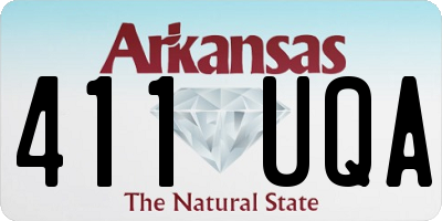 AR license plate 411UQA