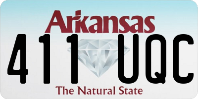 AR license plate 411UQC